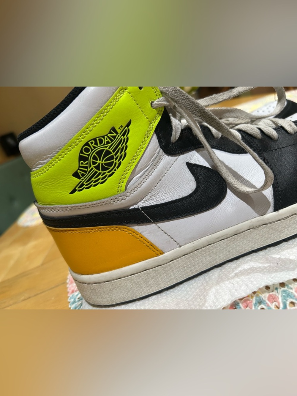 Nike Air Jordan 1 High Golf Volt University Gold Men’s Size 11 - Picture 2 of 11